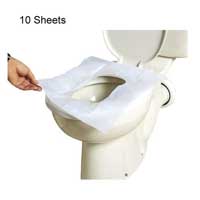 Disposable toilet seat cover