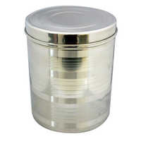 Stainless steel storage containers