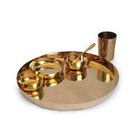 Brass dinner set