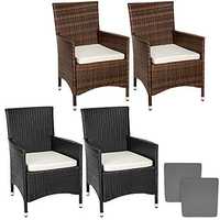 Rattan garden chairs