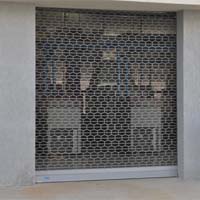 Perforated rolling shutter