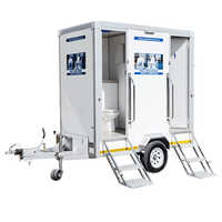 Prefabricated mobile toilet
