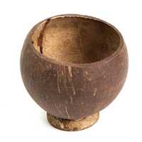 Coconut shell cup