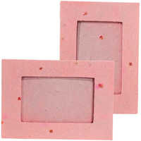 Handmade paper photo frames