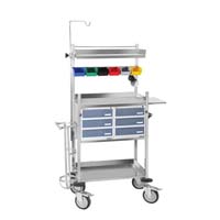Ss crash cart trolley