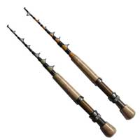 Graduated telescopic rod