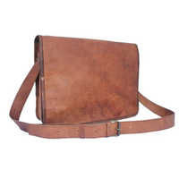 Leather college bag