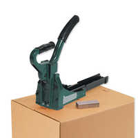 Packaging stapler