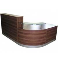 Wooden reception table