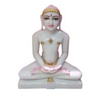 मार्बल जैन महावीर की मूर्ति