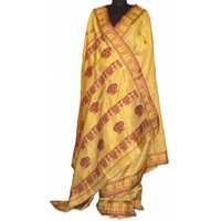 Golden Silk Saree