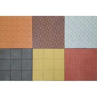 Plastic floor tile