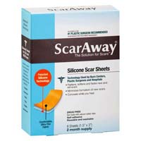 Silicone scar sheets