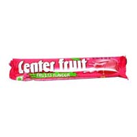 Center fruit chewing gum