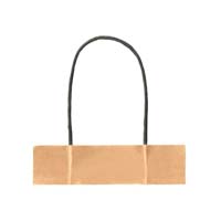 Twisted paper rope handle