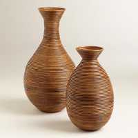 Rattan vase