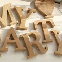 Wooden letters