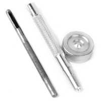 Button punch tool