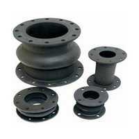 Rubber expansion bellows