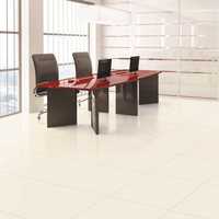 Soluble salt polished tiles
