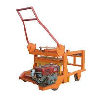 Egg laying concrete block machine