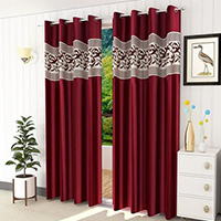 Polyester printed curtain