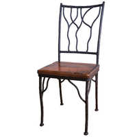Wrought iron dining chairs