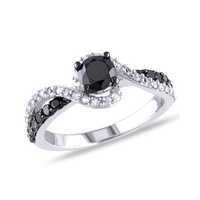 Black diamond rings