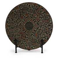 Decorative metal plate