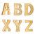 Brass Alphabets