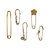 Brass Safety Pins