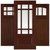 Mahogany Wood Door