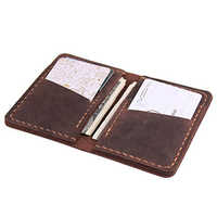 Bifold leather wallet