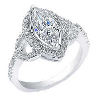 Marquise cut diamond