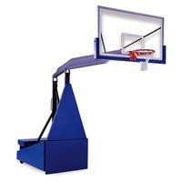 Movable basketball post