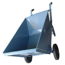 100Kg Mild Steel Double Wheel Barrow, Operated Type: Hand Operated