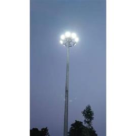 12M Mild Steel High Mast Tower Lighting Set In Delhi Blcc Technologies, Lighting Color: Cool White