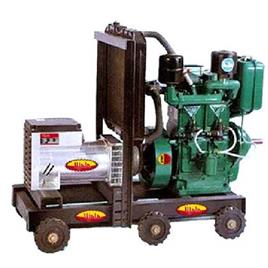 15 Kva Single Phase Water Cooled Radiator Type Generator, Power (kVA): 15kVA