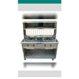 2 Burner Stainless Steel Gas Bhatti