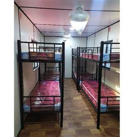 20X10 Labour Accommodation Cabin, Material: Mild Steel