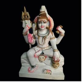 marble shiva statue