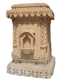 3 Feet Marble Tulsi Stand