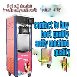 3 Flavour Softy Ice Cream Vending Machine