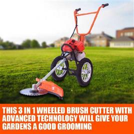 3 In 1 Wheeled Brush Cutter, Condition: New