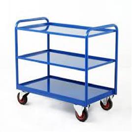 3 Shelves Material Handling Trolley In Delhi Kumar Electricals Works, Size: 2x4x7 Feet