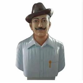 30 Inch Marble Veer Bhagat Singh Statue, Material: Marble