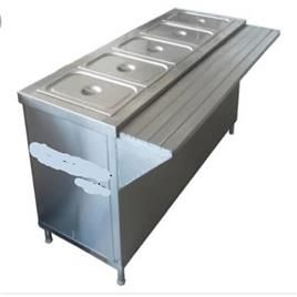 35 5 Feet Bain Marie Service Counter For Canteen