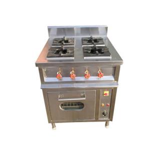 four burner cooking range