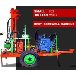 4 Cylinder Hydraulic Mini Borewell Machine In Dehat Bormac Drilling Solutions, Automation Grade: Semi-Automatic