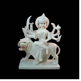 4 Feet Marble Durga Statue 2, Usage/Application: Worship